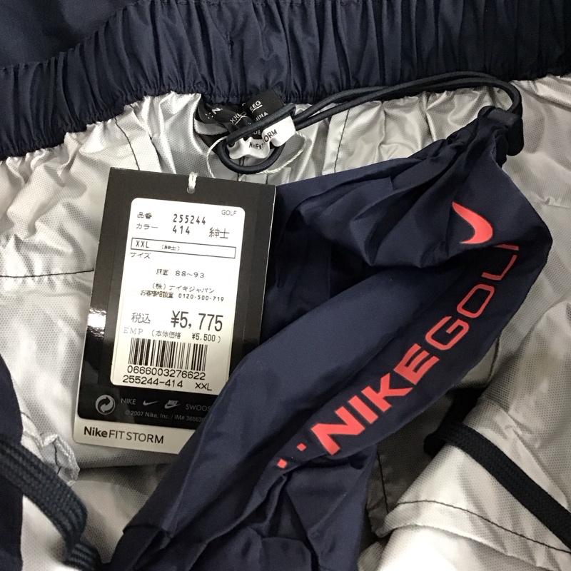 ナイキ NIKE パンツ ワークパンツ、ペインターパンツ ワークパンツ ナイロンパンツ ワイドパンツ ゴルフウェア XXL 無地 紺 / ネイビー /  メンズ USED 古着 中古 10150987