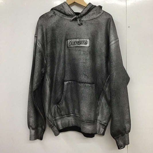 シュプリーム Supreme パーカー 長袖 24SS MM6MaisonMargiela FoilBoxLogoHoodedSweatshirt L ロゴ、文字 ダークグレー / ダークグレー /  メンズ USED 古着 中古 10150993