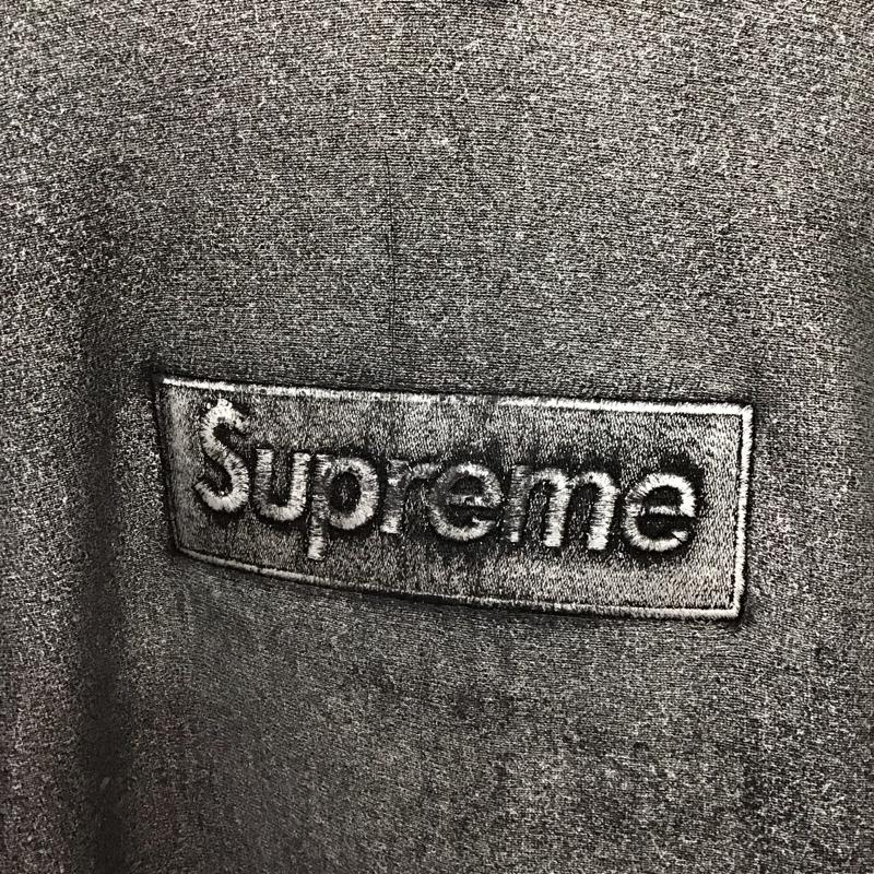 シュプリーム Supreme パーカー 長袖 24SS MM6MaisonMargiela FoilBoxLogoHoodedSweatshirt L ロゴ、文字 ダークグレー / ダークグレー /  メンズ USED 古着 中古 10150993