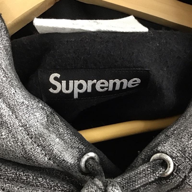 シュプリーム Supreme パーカー 長袖 24SS MM6MaisonMargiela FoilBoxLogoHoodedSweatshirt L ロゴ、文字 ダークグレー / ダークグレー /  メンズ USED 古着 中古 10150993