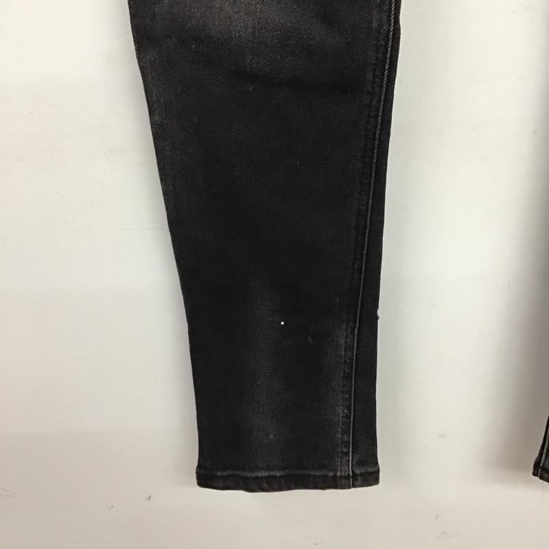 ザラ ZARA パンツ デニム、ジーンズ デニムパンツ スリムパンツ カジュアルパンツ ストレッチパンツ 38 ダメージ加工 ダークグレー / ダークグレー /  メンズ USED 古着 中古 10150994