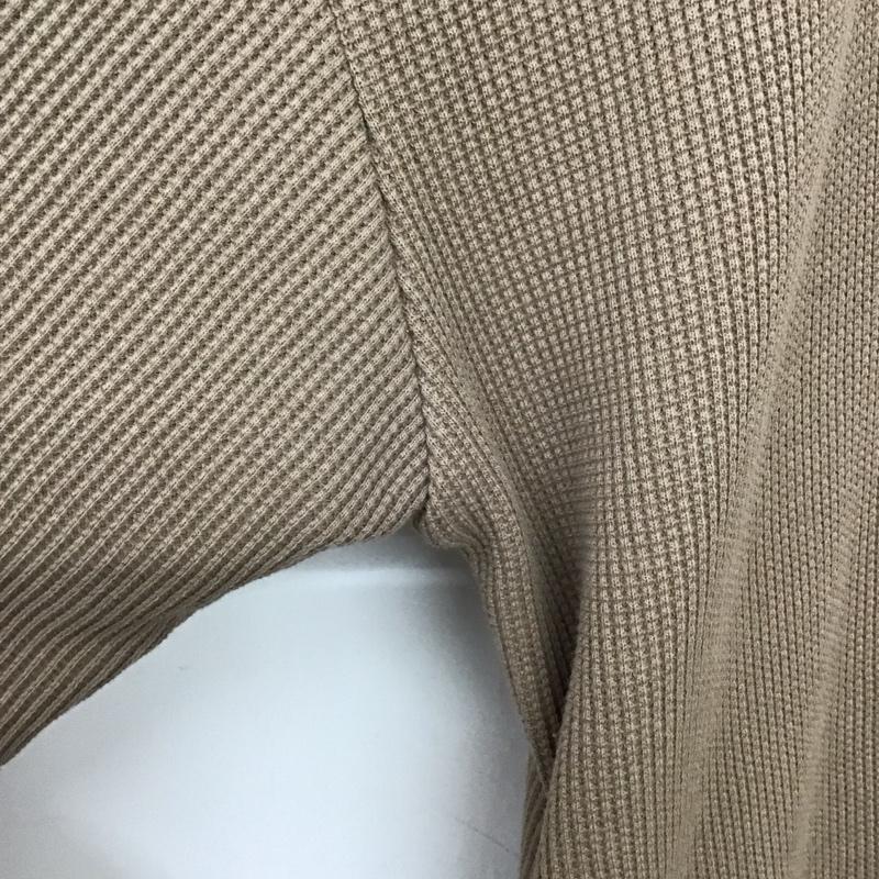 ミルクフェド MILKFED. ワンピース ひざ丈スカート 103211041024 ONE SIZE 無地 X ロゴ、文字 ベージュ / ベージュ /  レディース USED 古着 中古 10150998