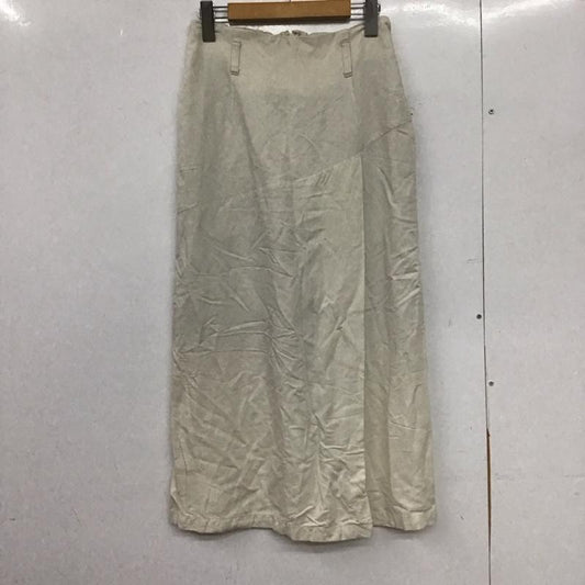 ローリーズファーム LOWRYS FARM スカート ロングスカート M 無地 アイボリー / アイボリー /  レディース USED 古着 中古 10151003
