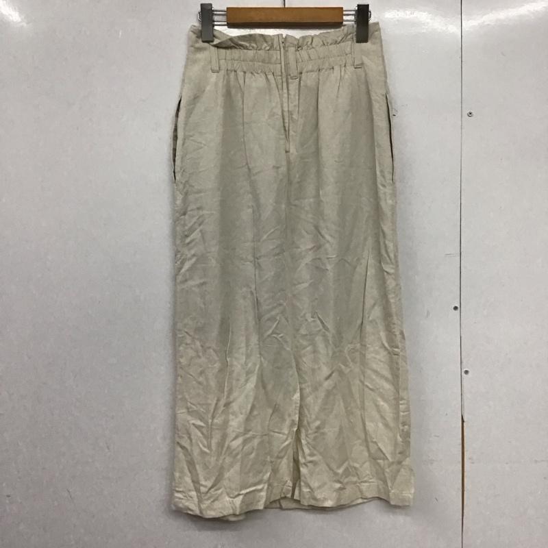 ローリーズファーム LOWRYS FARM スカート ロングスカート M 無地 アイボリー / アイボリー /  レディース USED 古着 中古 10151003