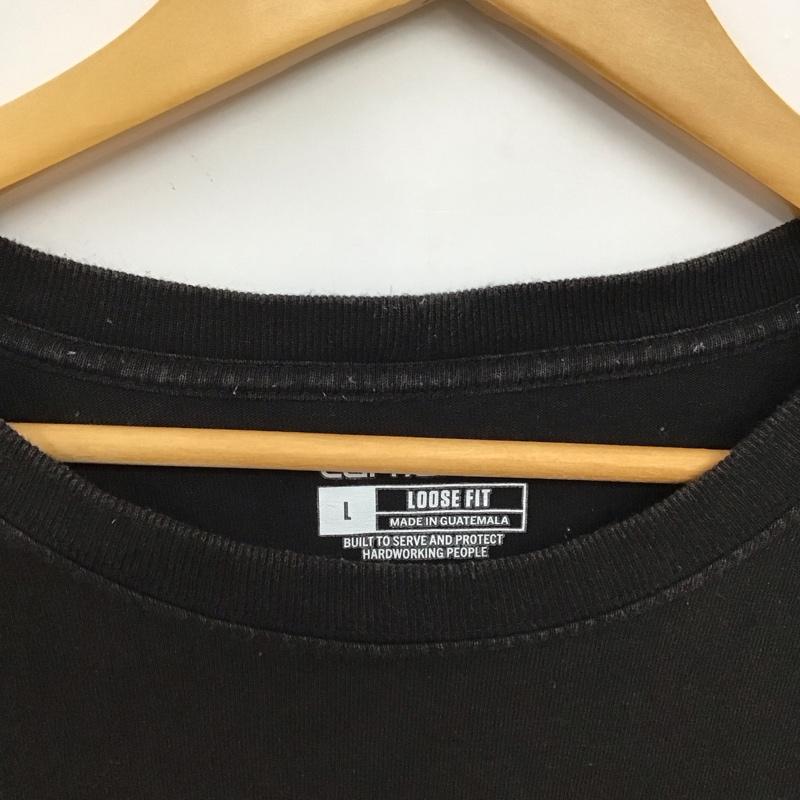 カーハート Carhartt カットソー 長袖 長袖カットソー 無地カットソー クルーネック L 無地 ダークグレー / ダークグレー /  メンズ USED 古着 中古 10151006