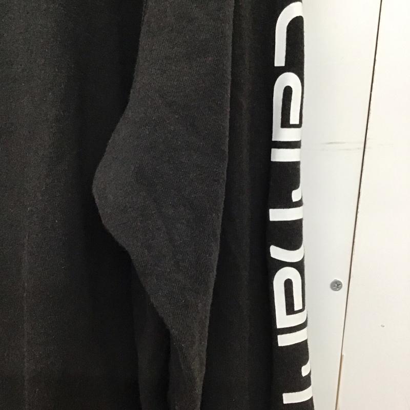 カーハート Carhartt カットソー 長袖 長袖カットソー 無地カットソー クルーネック L 無地 ダークグレー / ダークグレー /  メンズ USED 古着 中古 10151006
