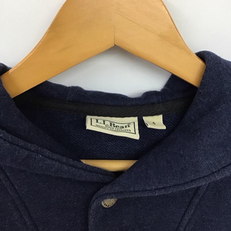エルエルビーン L.L.Bean パーカー 長袖 長袖パーカー プルオーバーパーカー スウェット S ロゴ、文字 紺 / ネイビー /  メンズ USED 古着 中古 10151017