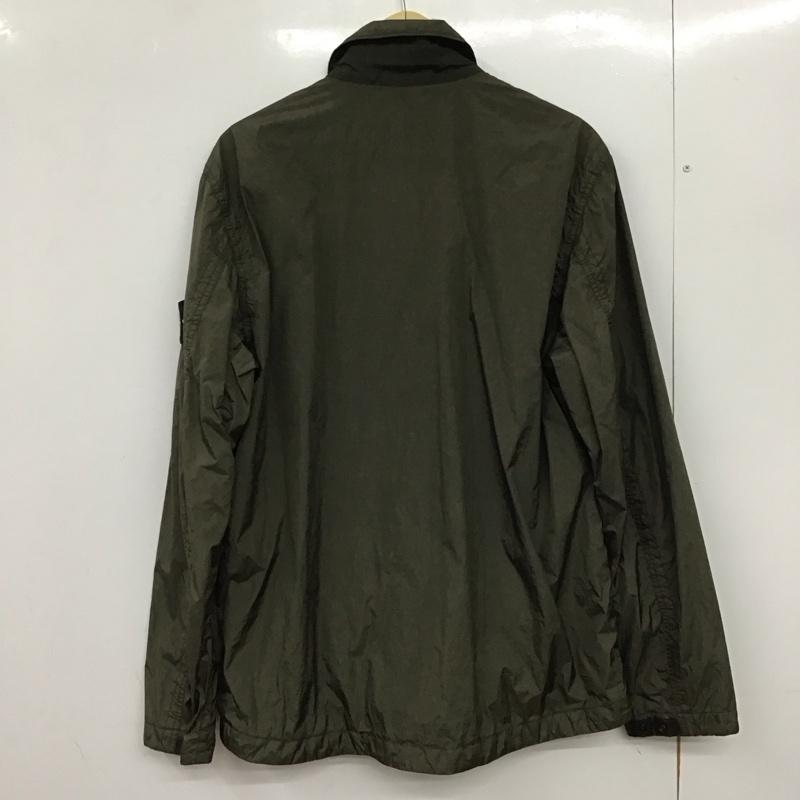 ストーンアイランド STONE ISLAND ジャケット、上着 ジャンパー、ブルゾン ジップアップジャケット ナイロンジャケット アウター XL 無地 カーキ / カーキ /  メンズ USED 古着 中古 10151018