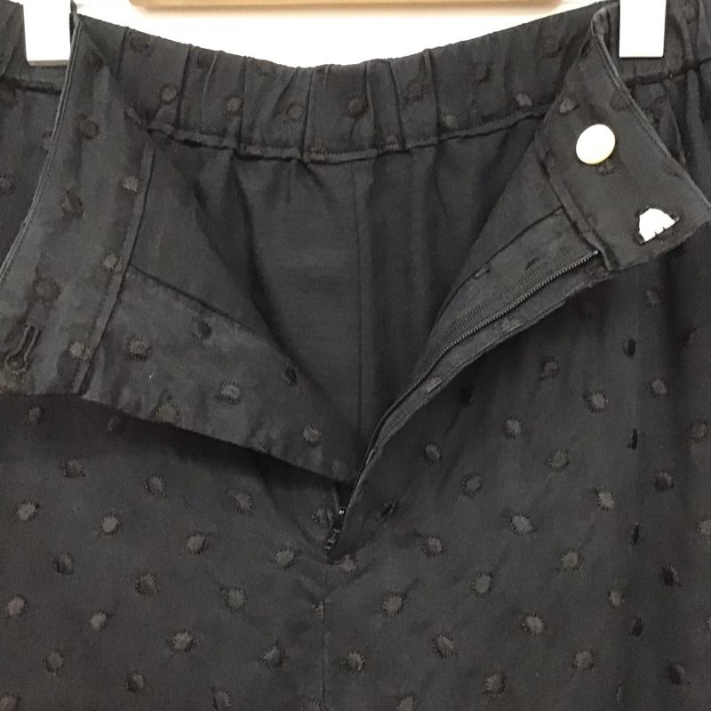 イエナ IENA パンツ スラックス 38 総柄 黒 / ブラック /  レディース USED 古着 中古 10151020