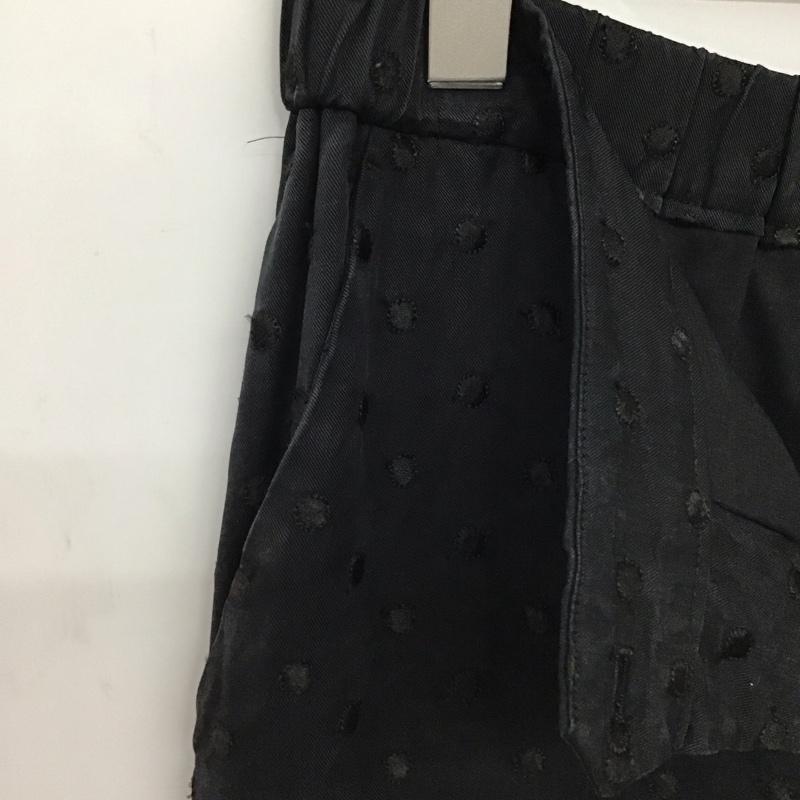 イエナ IENA パンツ スラックス 38 総柄 黒 / ブラック /  レディース USED 古着 中古 10151020