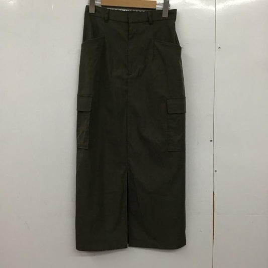 レプシィム LEPSIM スカート ロングスカート FREE 無地 カーキ / カーキ /  レディース USED 古着 中古 10151022