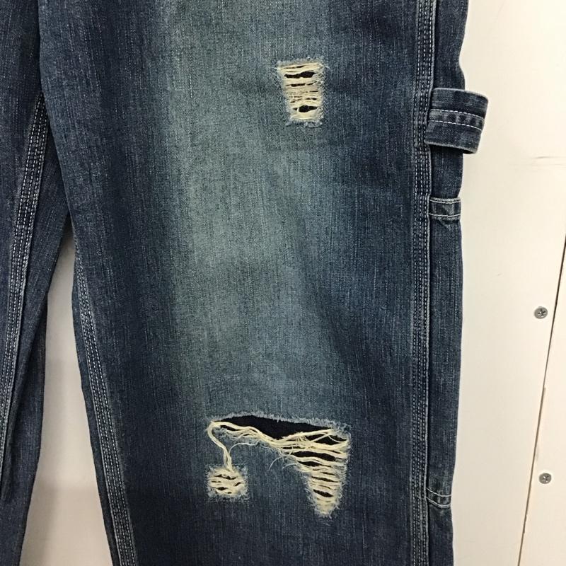 古着 USED パンツ デニム、ジーンズ デニムパンツ ワイドパンツ カジュアルパンツ カーゴパンツ 30インチ ダメージ加工 インディゴ / インディゴ /  メンズ USED 古着 中古 10151027