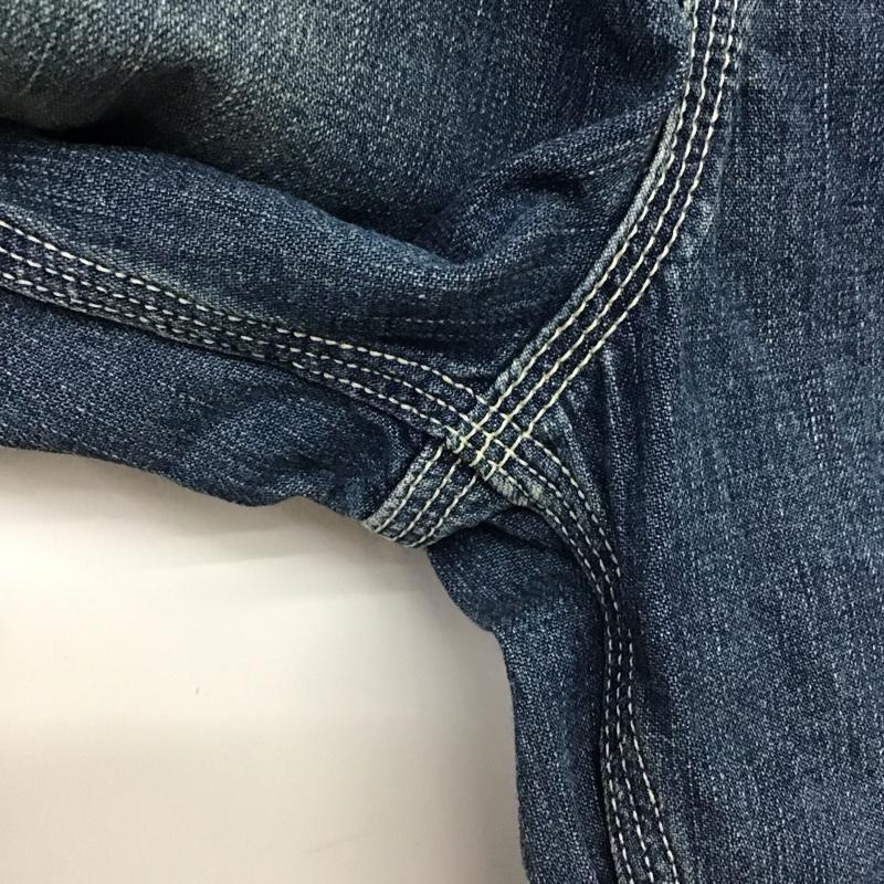 古着 USED パンツ デニム、ジーンズ デニムパンツ ワイドパンツ カジュアルパンツ カーゴパンツ 30インチ ダメージ加工 インディゴ / インディゴ /  メンズ USED 古着 中古 10151027