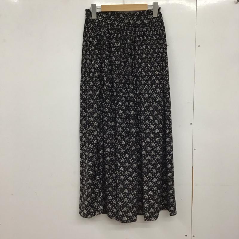 アルシーヴ archives スカート ロングスカート 総柄 黒 / ブラック /  レディース USED 古着 中古 10151034