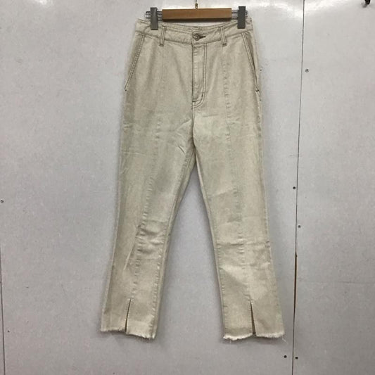 ローリーズファーム LOWRYS FARM パンツ デニム、ジーンズ M 無地 白 / ホワイト /  レディース USED 古着 中古 10151036