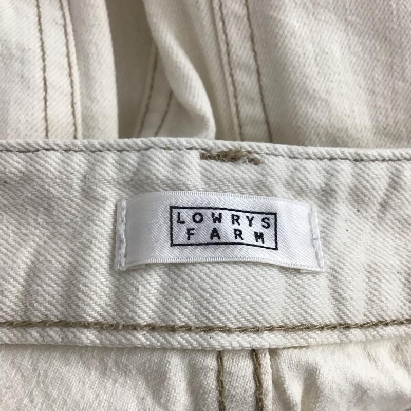 ローリーズファーム LOWRYS FARM パンツ デニム、ジーンズ M 無地 白 / ホワイト /  レディース USED 古着 中古 10151036