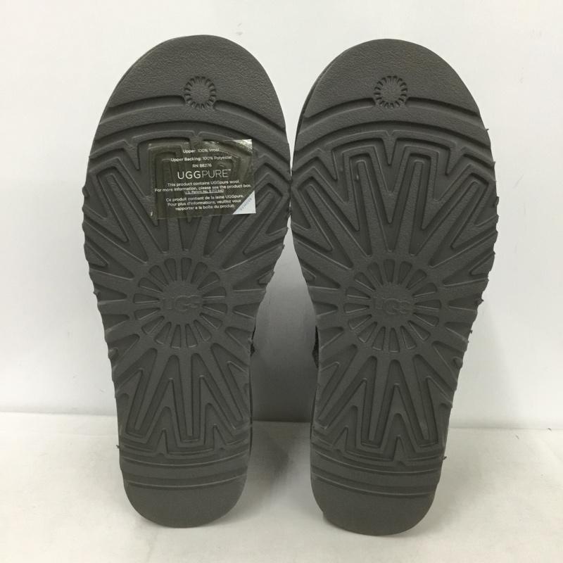 アグ UGG ブーツ ショートブーツ 1016222 Classic Mini2 ムートンブーツ 26cm 箱有 26.0cm ロゴ、文字 灰 / グレー /  メンズ USED 古着 中古 10151037