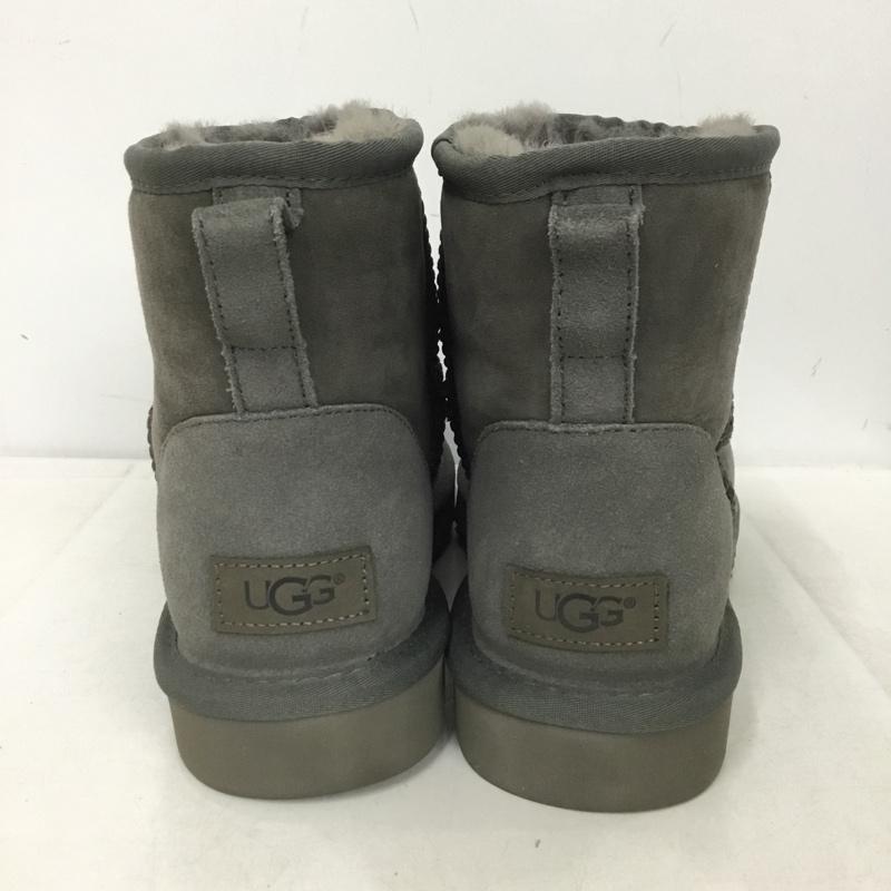 アグ UGG ブーツ ショートブーツ 1016222 Classic Mini2 ムートンブーツ 26cm 箱有 26.0cm ロゴ、文字 灰 / グレー /  メンズ USED 古着 中古 10151037
