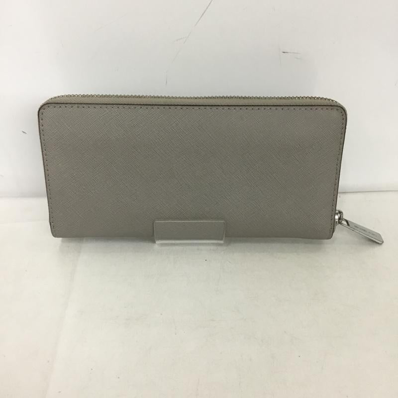 マイケルコース MICHAEL KORS 財布 長財布 ラウンドファスナー ロゴ、文字 灰 / グレー /  レディース USED 古着 中古 10151044