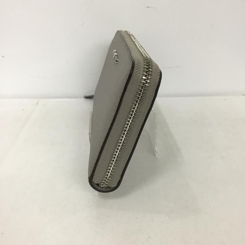 マイケルコース MICHAEL KORS 財布 長財布 ラウンドファスナー ロゴ、文字 灰 / グレー /  レディース USED 古着 中古 10151044