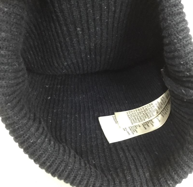 ディーゼル DIESEL 帽子 ニット帽 ロゴ、文字 紺 / ネイビー /  メンズ USED 古着 中古 10151045