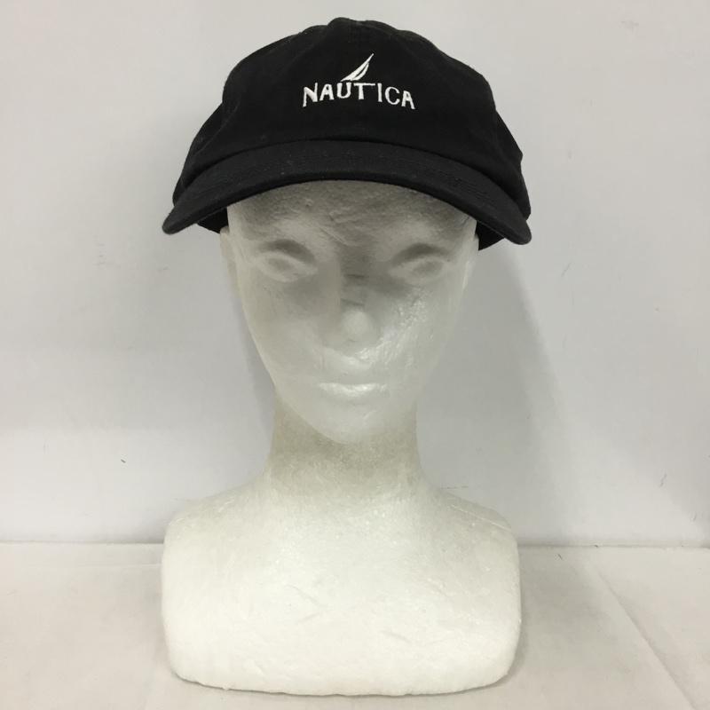 ノーティカ NAUTICA 帽子 キャップ NT037 HANDWRITTEN LOGO 6P CAP ロゴ、文字 黒 / ブラック /  メンズ USED 古着 中古 10151054