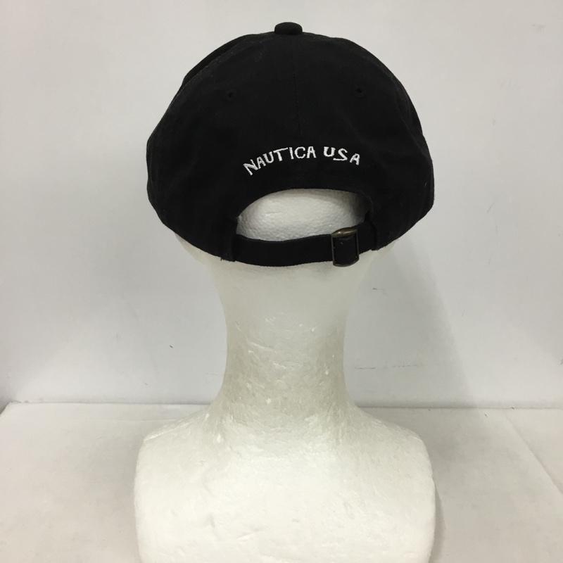 ノーティカ NAUTICA 帽子 キャップ NT037 HANDWRITTEN LOGO 6P CAP ロゴ、文字 黒 / ブラック /  メンズ USED 古着 中古 10151054