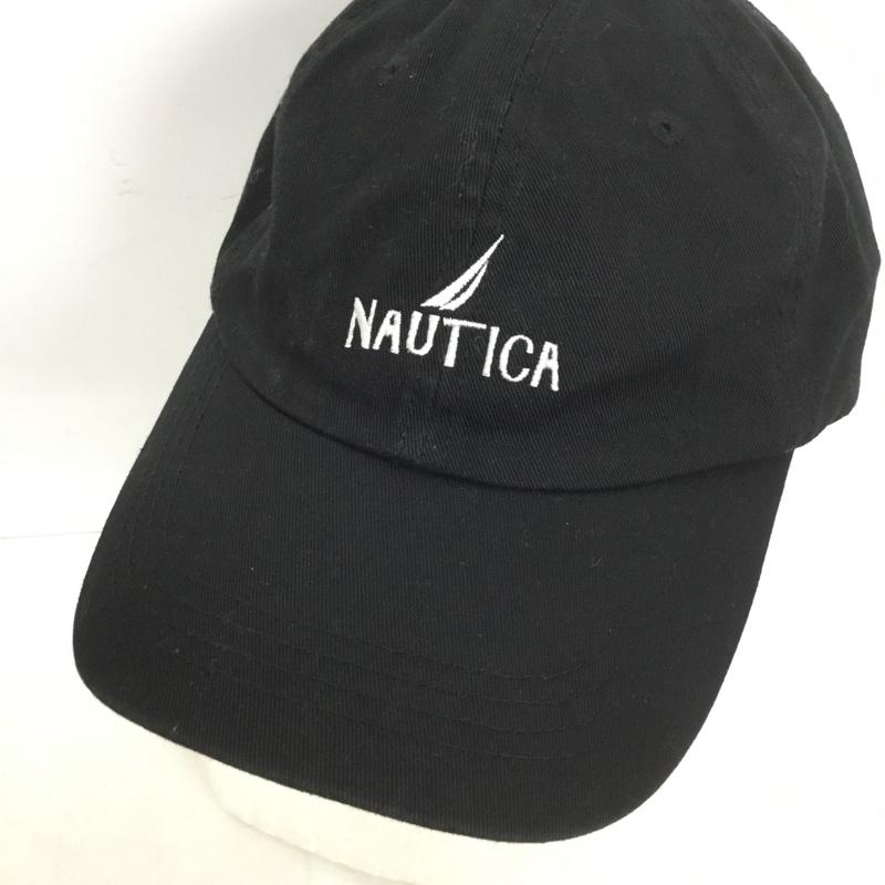 ノーティカ NAUTICA 帽子 キャップ NT037 HANDWRITTEN LOGO 6P CAP ロゴ、文字 黒 / ブラック /  メンズ USED 古着 中古 10151054
