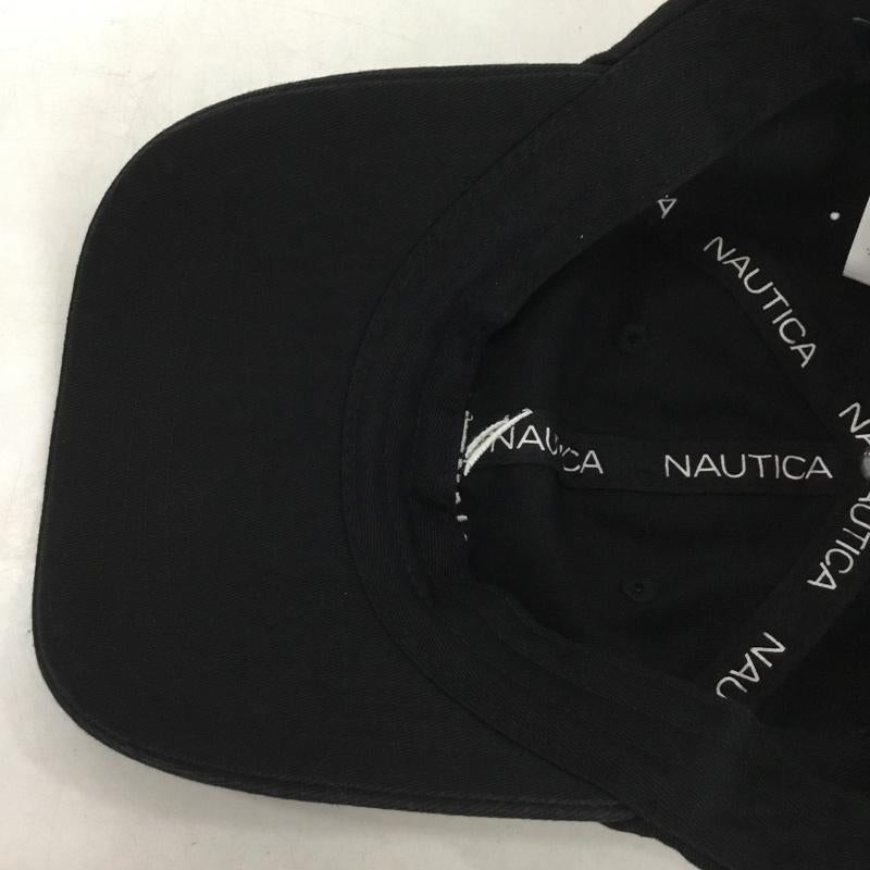 ノーティカ NAUTICA 帽子 キャップ NT037 HANDWRITTEN LOGO 6P CAP ロゴ、文字 黒 / ブラック /  メンズ USED 古着 中古 10151054