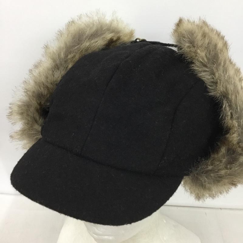 カンゴール KANGOL 帽子 キャップ K4251HT イヤーフラップキャップ WOOL AVIATOR 無地 黒 / ブラック /  レディース USED 古着 中古 10151057