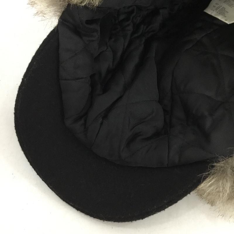カンゴール KANGOL 帽子 キャップ K4251HT イヤーフラップキャップ WOOL AVIATOR 無地 黒 / ブラック /  レディース USED 古着 中古 10151057