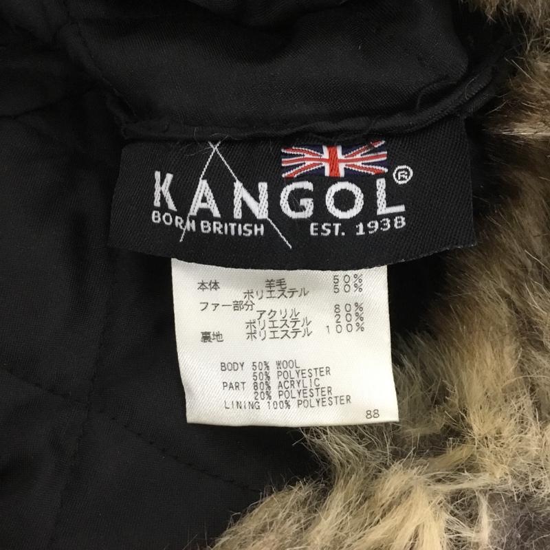 カンゴール KANGOL 帽子 キャップ K4251HT イヤーフラップキャップ WOOL AVIATOR 無地 黒 / ブラック /  レディース USED 古着 中古 10151057