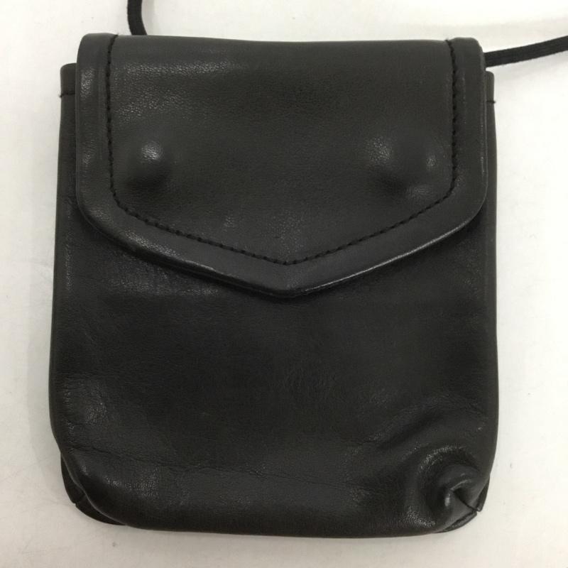 ポーター PORTER ショルダーバッグ ショルダーバッグ レザー ミニショルダーバッグ 無地 黒 / ブラック /  メンズ USED 古着 中古 10151058