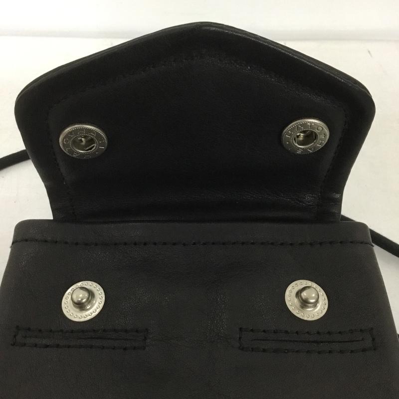 ポーター PORTER ショルダーバッグ ショルダーバッグ レザー ミニショルダーバッグ 無地 黒 / ブラック /  メンズ USED 古着 中古 10151058