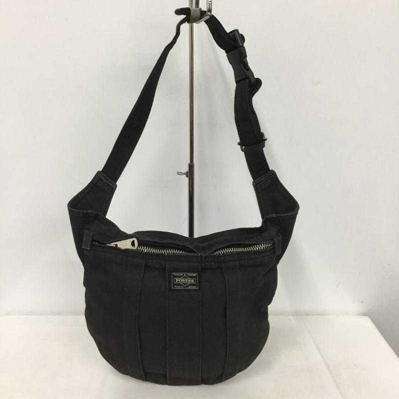 ポーター PORTER ウエストバッグ ウエストバッグ ロゴ、文字 黒 / ブラック /  メンズ USED 古着 中古 10151059