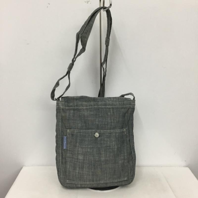 ポーター PORTER ショルダーバッグ ショルダーバッグ リバーシブル 70周年 デニム シャンブレー ロゴ、文字 青 / ブルー /  メンズ USED 古着 中古 10151061