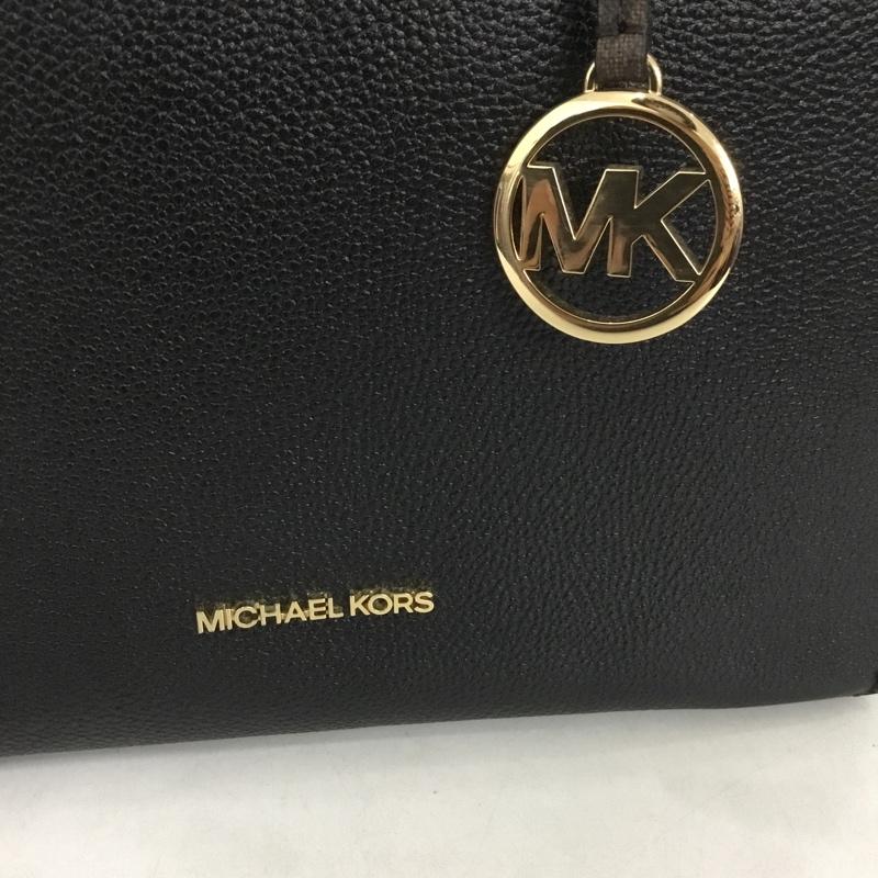 マイケルコース MICHAEL KORS トートバッグ トートバッグ ショルダーバッグ 2WAY ロゴ、文字 黒 / ブラック /  レディース USED 古着 中古 10151063