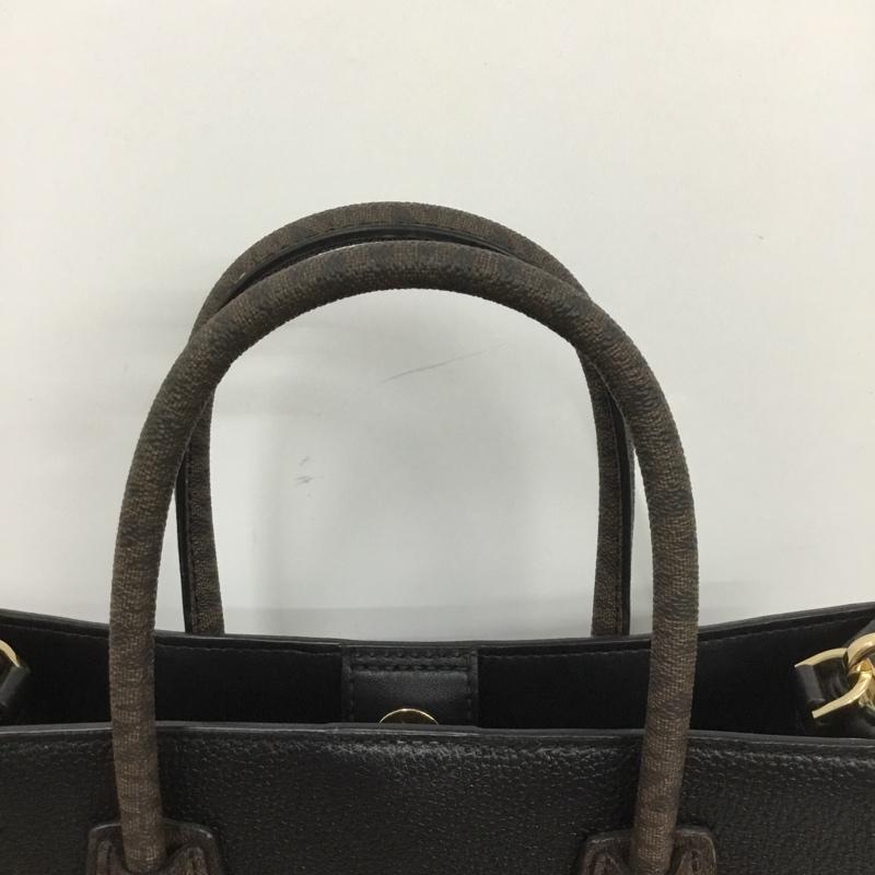 マイケルコース MICHAEL KORS トートバッグ トートバッグ ショルダーバッグ 2WAY ロゴ、文字 黒 / ブラック /  レディース USED 古着 中古 10151063