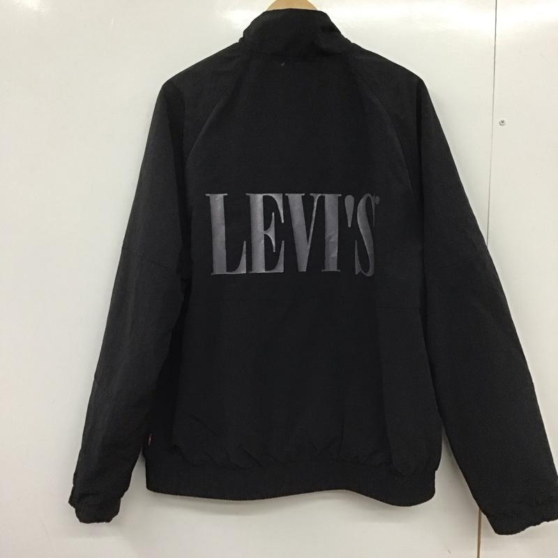 リーバイストラウスアンドコー Levi Strauss & co. ジャケット、上着 ジャンパー、ブルゾン ジップアップジャケット ナイロンジャケット アウター M 無地 黒 / ブラック /  メンズ USED 古着 中古 10151069