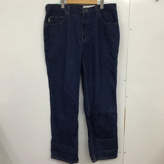 カーハート Carhartt パンツ デニム、ジーンズ デニムパンツ ワイドパンツ カジュアルパンツ 36インチ 無地 インディゴ / インディゴ /  メンズ USED 古着 中古 10151072