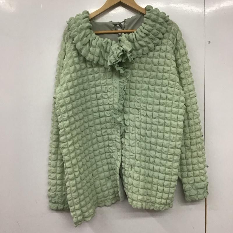ビットコ BITTOKO シャツ、ブラウス 長袖 38 無地 薄緑 / ライトグリーン /  レディース USED 古着 中古 10151075