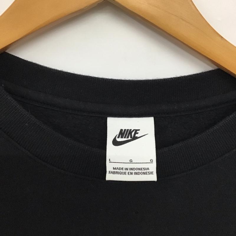 ナイキ NIKE トレーナー 長袖 fb8436-010 長袖スウェット トレーナー L ロゴ、文字 黒 / ブラック /  メンズ USED 古着 中古 10151087