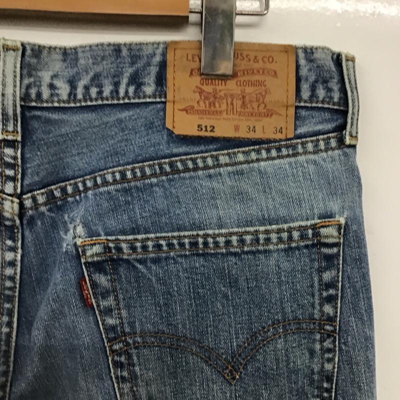 リーバイストラウスアンドコー Levi Strauss & co. パンツ デニム、ジーンズ デニムパンツ ワイドパンツ カジュアルパンツ 34 無地 インディゴ / インディゴ /  メンズ USED 古着 中古 10151089