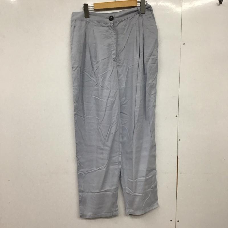 ザラ ZARA パンツ スラックス タグ付 L 無地 水色 / ライトブルー /  レディース USED 古着 中古 10151091