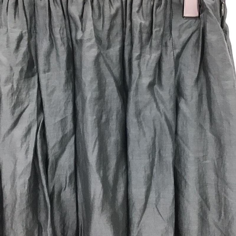 ユナイテッドアローズグリーンレーベルリラクシング UNITED ARROWS green label relaxing スカート ロングスカート 3524-676-2390 フレアスカート 無地 薄緑 / ライトグリーン /  レディース USED 古着 中古 10151095