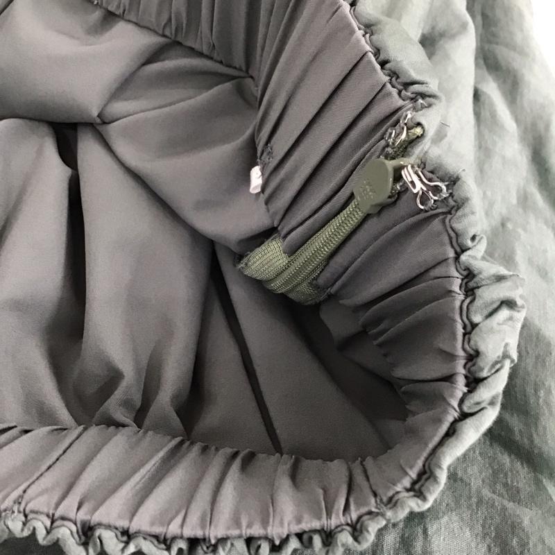 ユナイテッドアローズグリーンレーベルリラクシング UNITED ARROWS green label relaxing スカート ロングスカート 3524-676-2390 フレアスカート 無地 薄緑 / ライトグリーン /  レディース USED 古着 中古 10151095