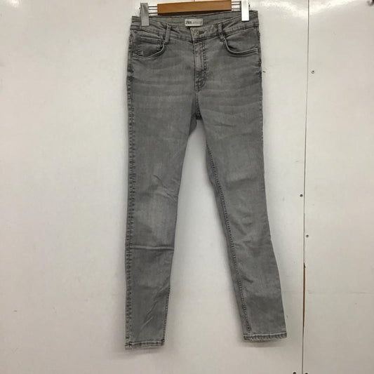 ザラ ZARA パンツ デニム、ジーンズ 38 無地 灰 / グレー /  レディース USED 古着 中古 10151099