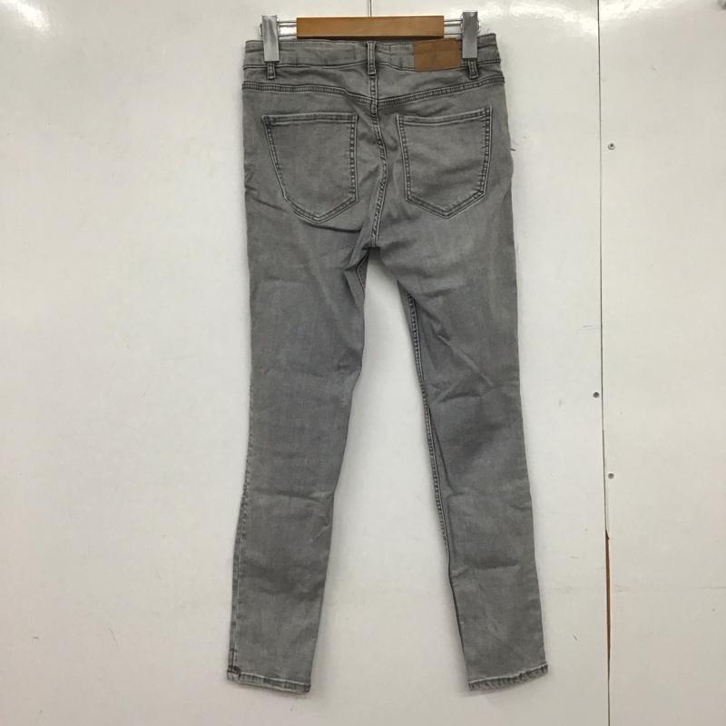 ザラ ZARA パンツ デニム、ジーンズ 38 無地 灰 / グレー /  レディース USED 古着 中古 10151099