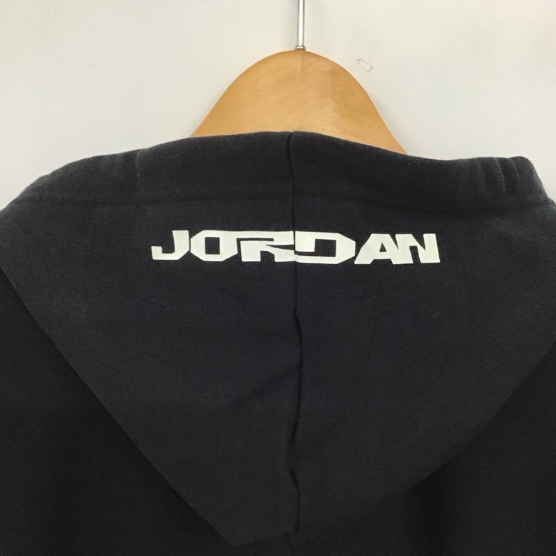ジョーダンブランド JORDAN BRAND パーカー 長袖 fv7227-010 フリースプルオーバー L ロゴ、文字 黒 / ブラック /  メンズ USED 古着 中古 10151103
