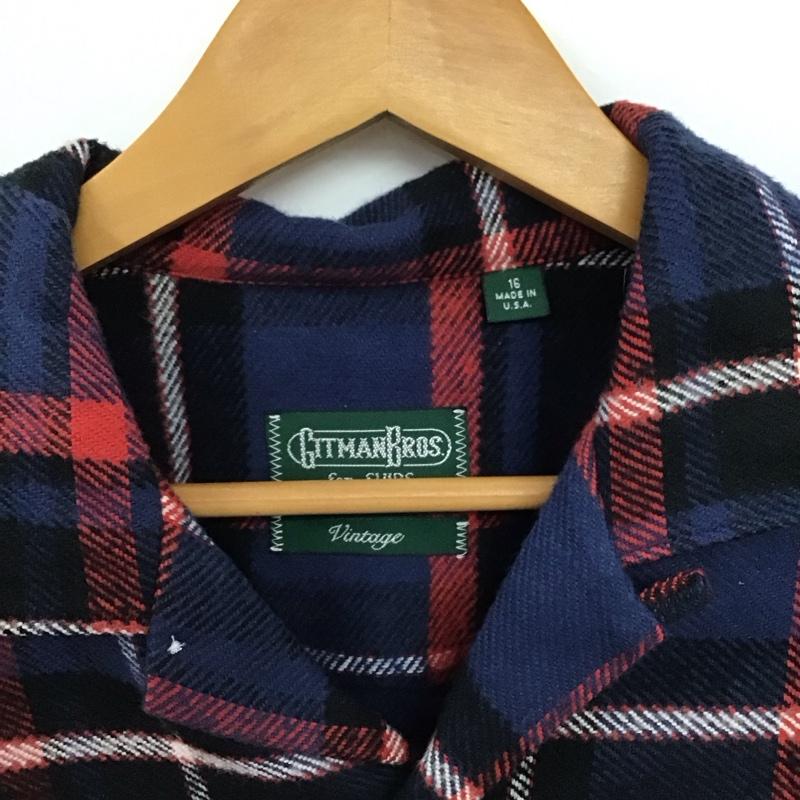 ギットマンブラザーズ GITMAN BROS. シャツ、ブラウス 長袖 長袖シャツ チェックシャツ カラーシャツ チェック マルチカラー / マルチカラー /  メンズ USED 古着 中古 10151104